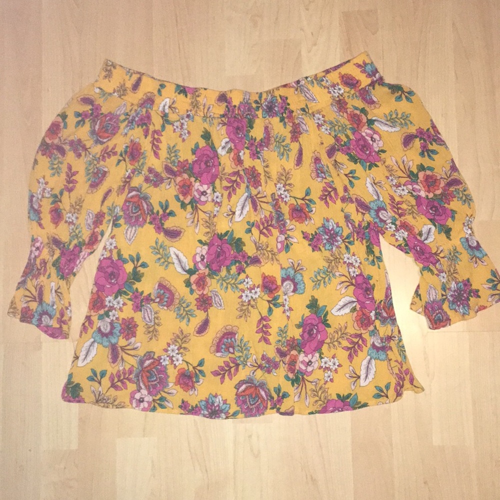Off the shoulder shirt